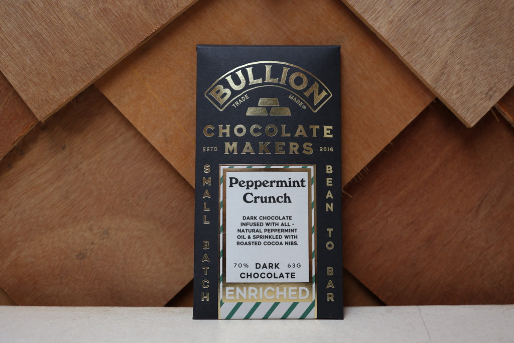 Festive Peppermint Crunch Dark Bar