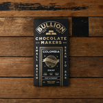Colombia bean-to-bar craft chocolate dark bar.