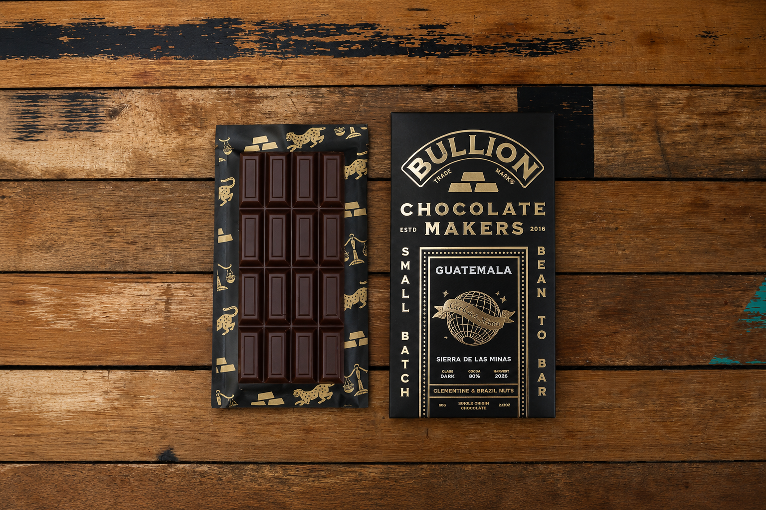 Sierra de Las Minas dark chocolate bullion