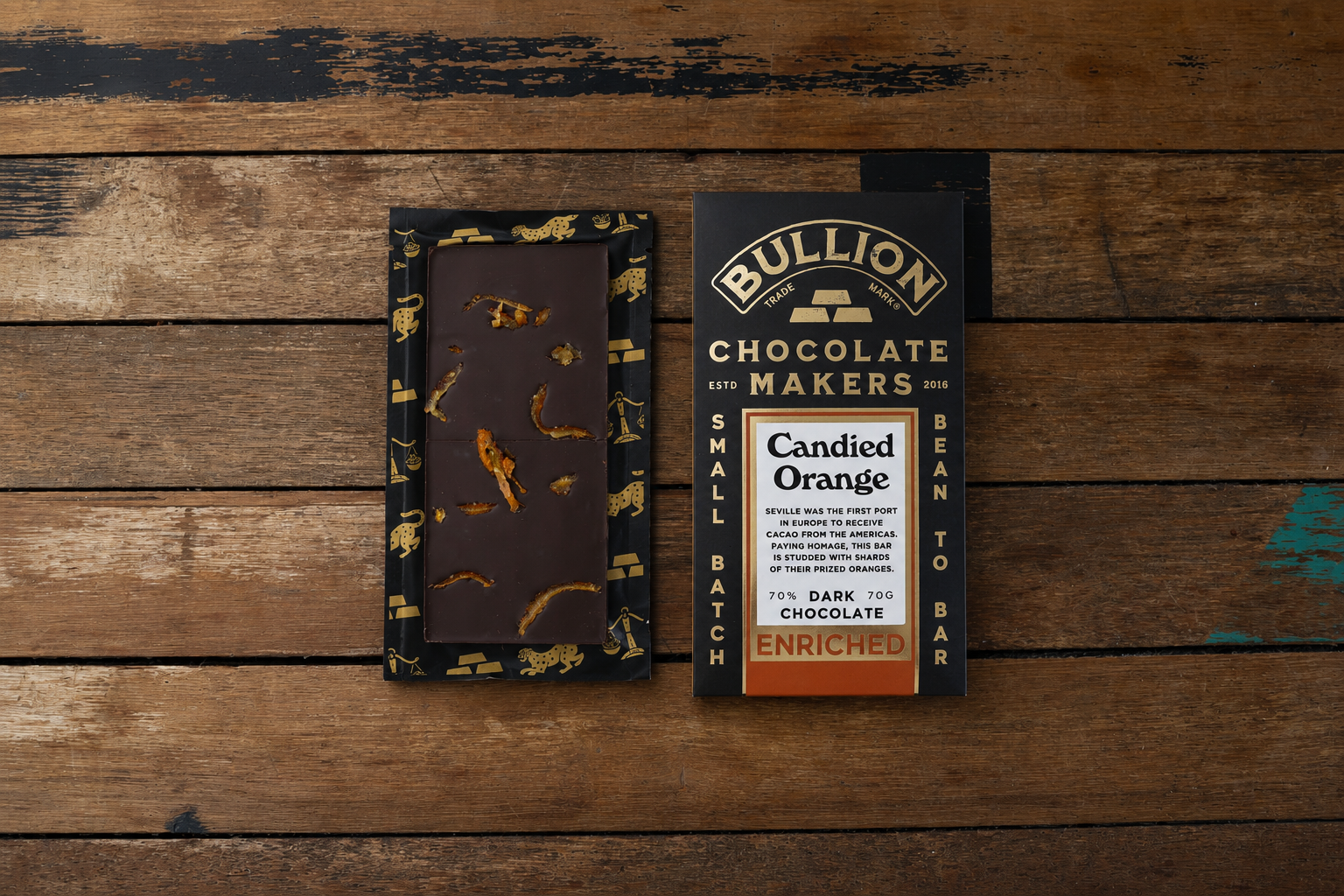 Bullion Candied Orange Bar