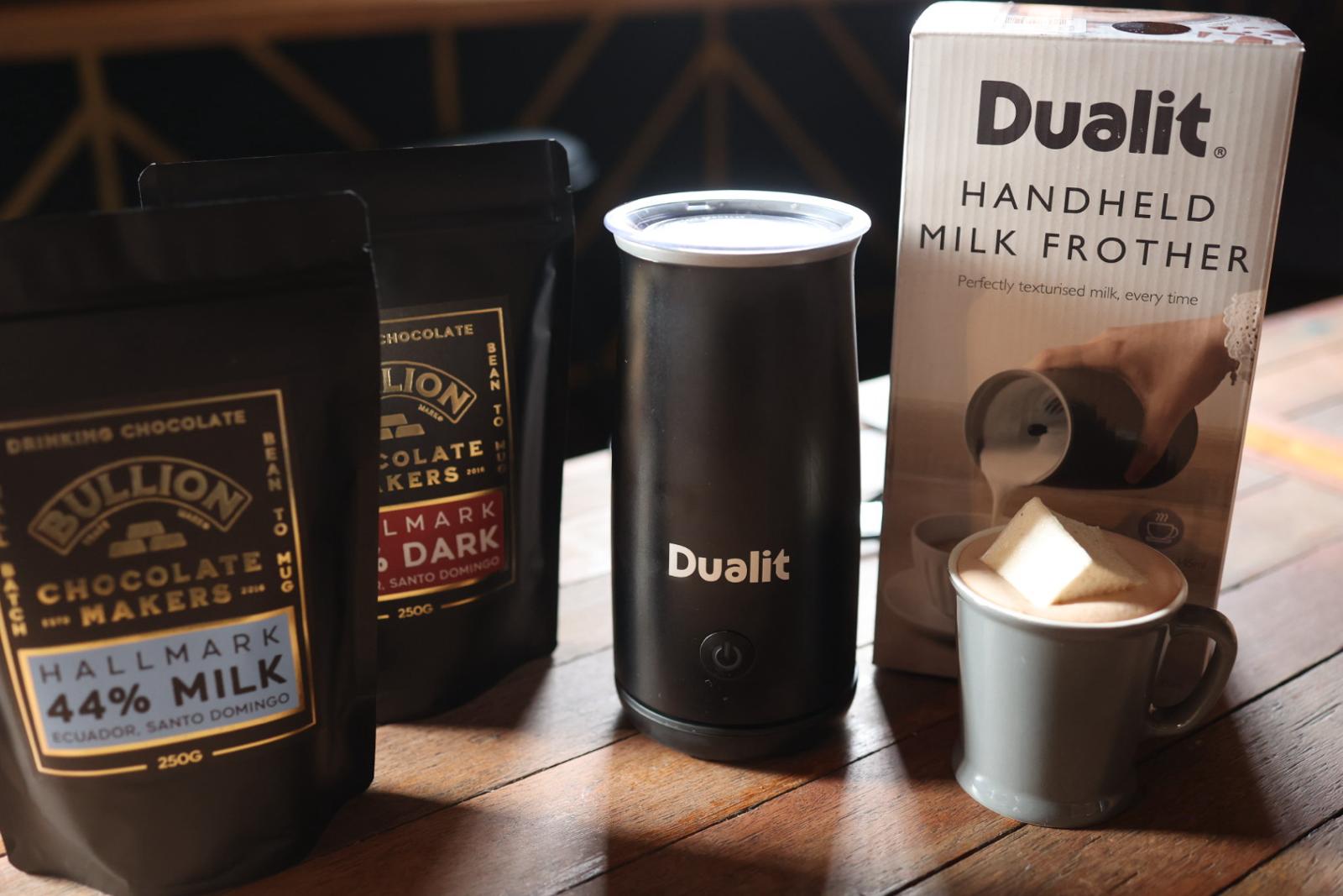 Dualit Handheld Milk Frother – Bullion Chocolate - Main Image