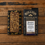 Hazelnut milk bullion chocolate bar