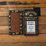 Salted caramel craft chocolate.